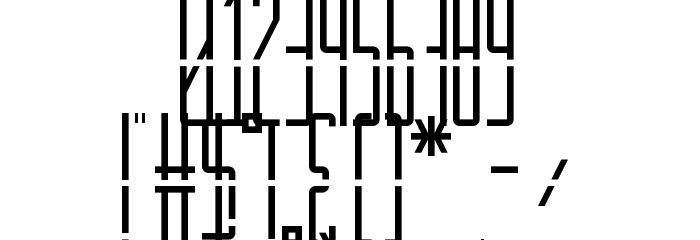 Fest Condensed Regular Font OTHER CHARS
