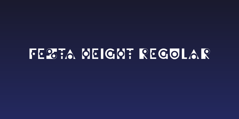 Festa Height Regular Social Header