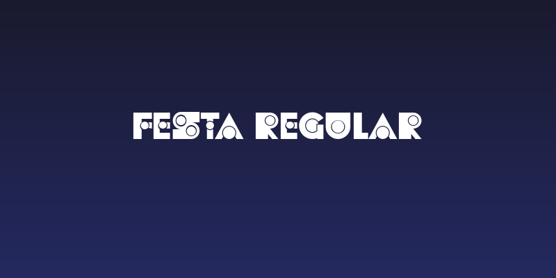 Festa Regular Social Header