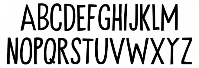 Festijn DEMO Regular Caratteri MAIUSCOLE