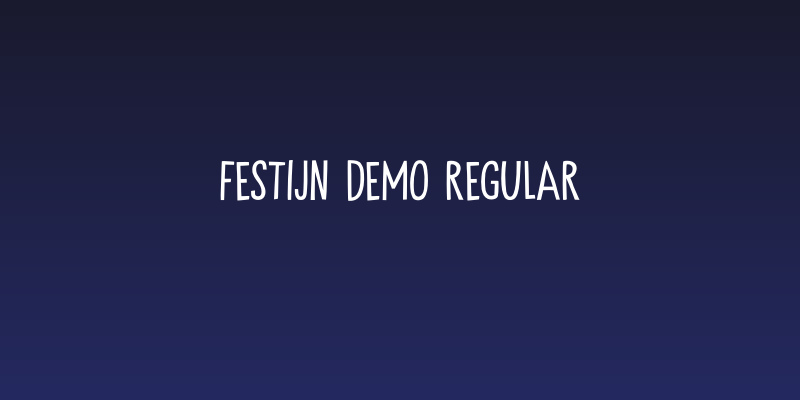 Festijn DEMO Regular Social Header