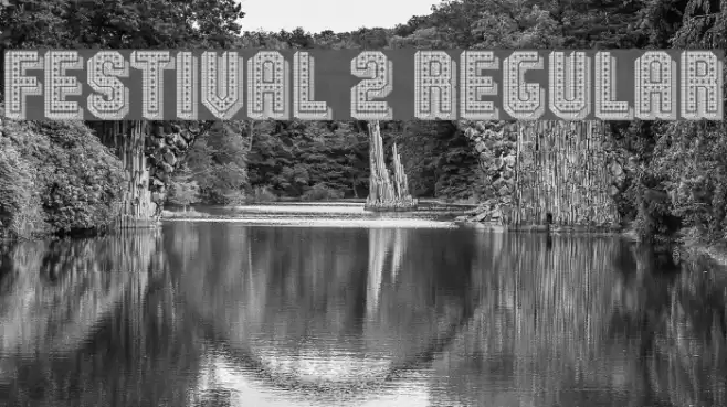 Festival 2 Regular Font examples