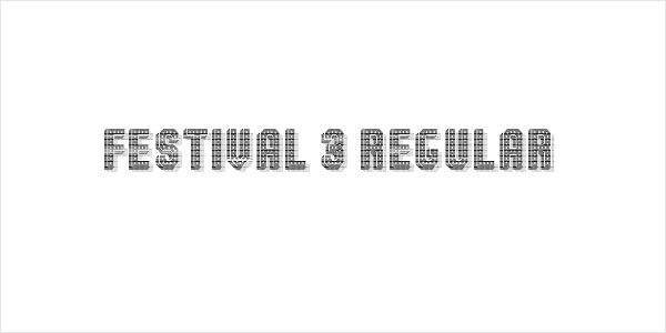 Festival 3 Regular Logo
