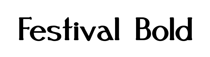Festival Bold  नि: शुल्क फ़ॉन्ट्स डाउनलोड