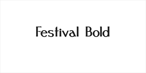 Festival Bold Logo