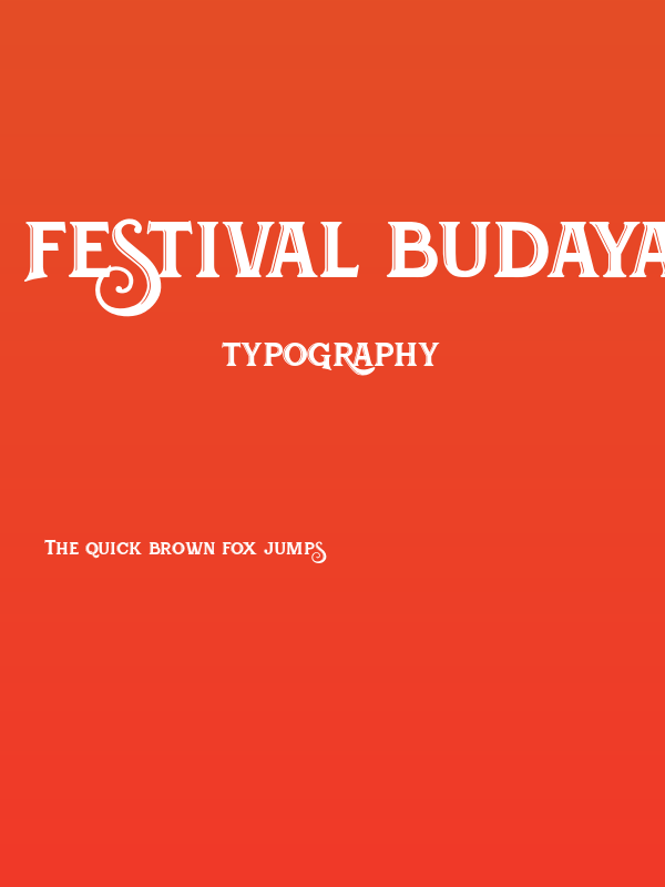Festival Budaya XXXI Poster