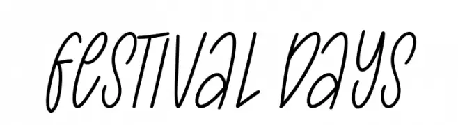 Festival Days  baixar fontes gratis