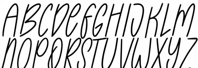 Festival Days Font UPPERCASE