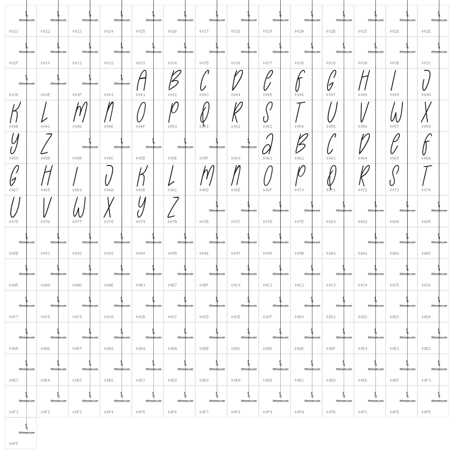 Festival Days Character Map