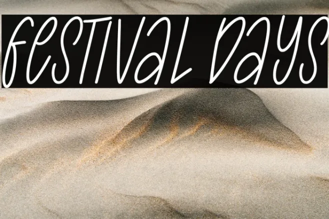 Festival Days Example 1