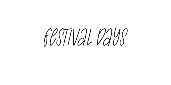 Festival Days Logo