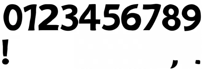 Festival Jomfruer chunky Font OTHER CHARS