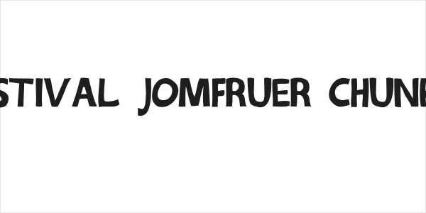 Festival Jomfruer chunky Logo