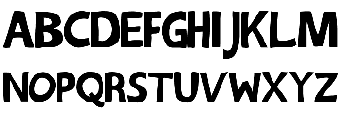 Festival Jomfruer chunky Font LOWERCASE