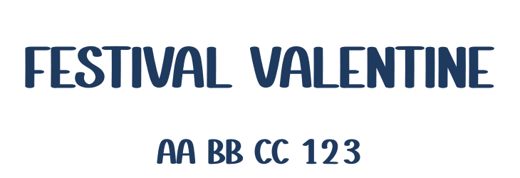 Festival Valentine Font Preview