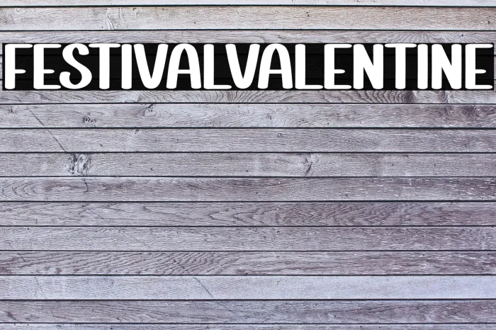Festival Valentine Example 1