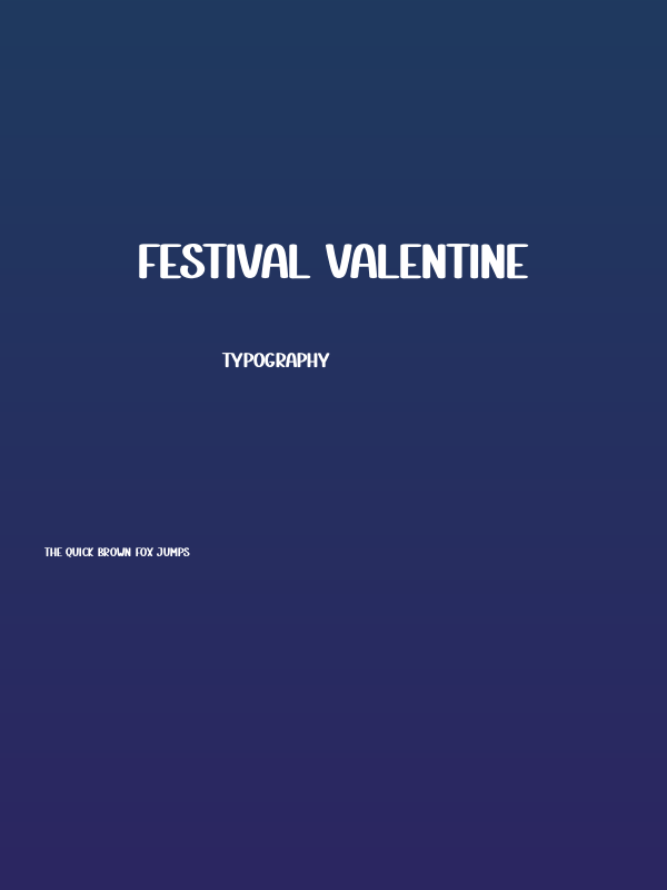 Festival Valentine Poster