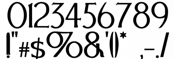 Festival Font OTHER CHARS