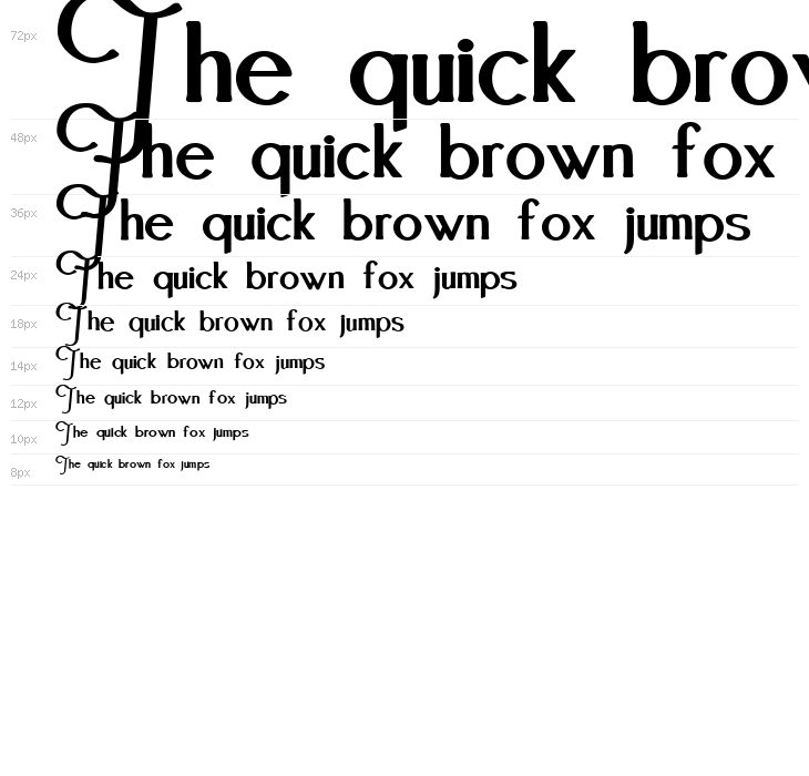 FestivalFlourish Bold Waterfall