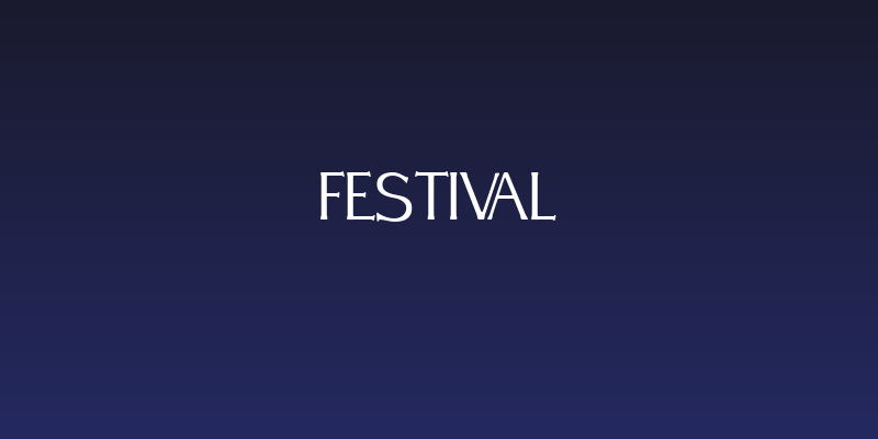 Festival Social Header
