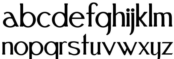 Festival Font LOWERCASE