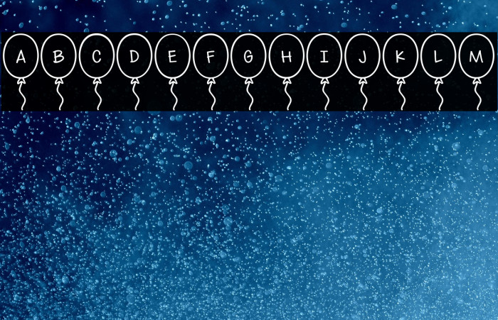 Festive*Balloons Regular Example 1