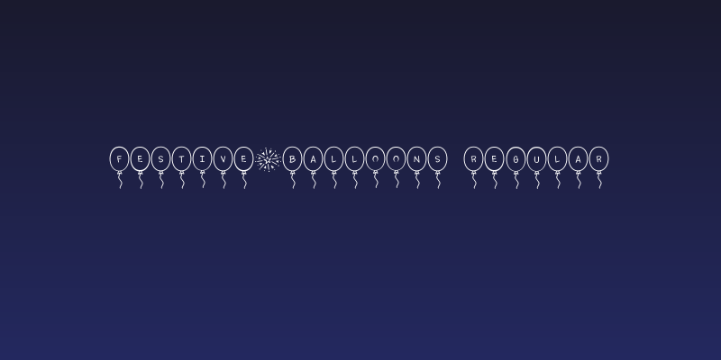 Festive*Balloons Regular Social Header