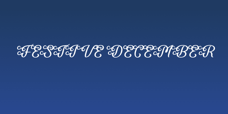 Festive December Social Header