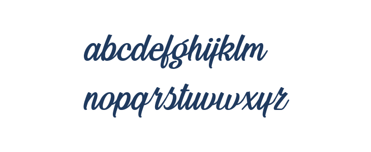 Festive December Lowercase