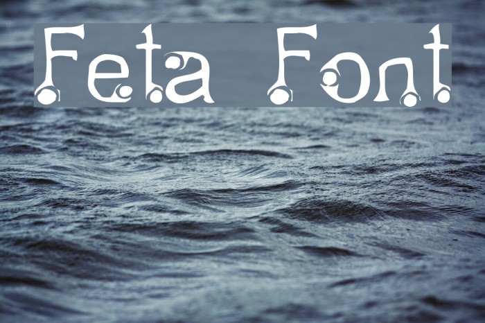 Feta Font examples