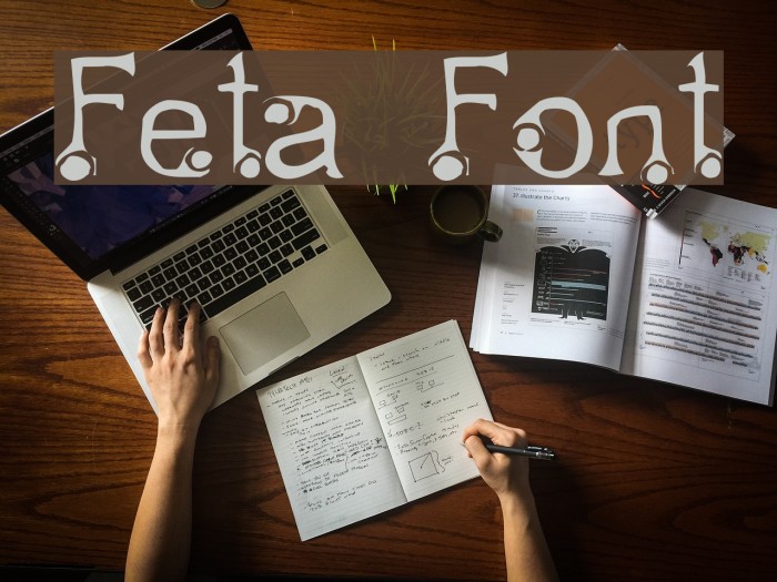 Feta Font examples