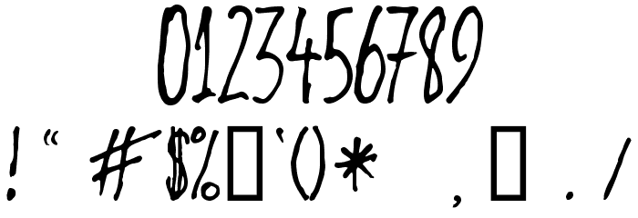 Fetch Font OTHER CHARS