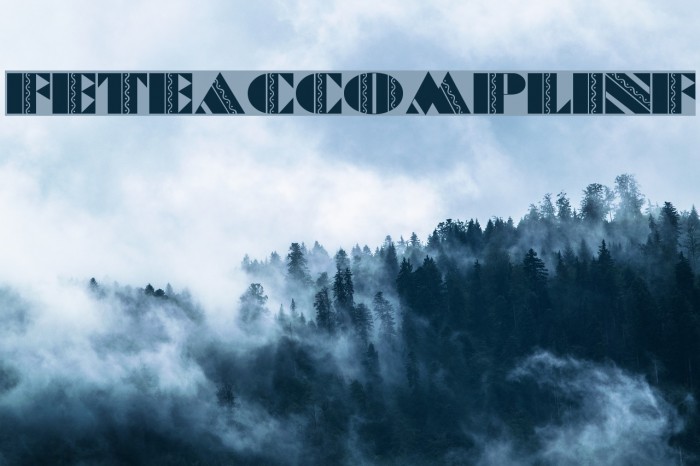 FeteAccompliNF Font examples