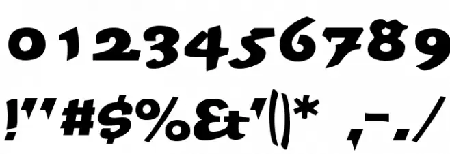 Fettash Normal Font OTHER CHARS