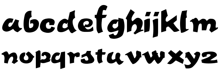 Fettash Normal Font LOWERCASE