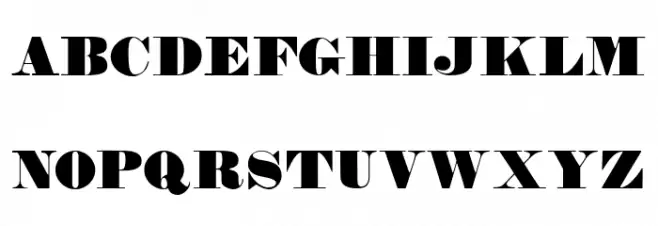 Fette Bauersche Antiqua UNZ Pro Polices MAJUSCULES