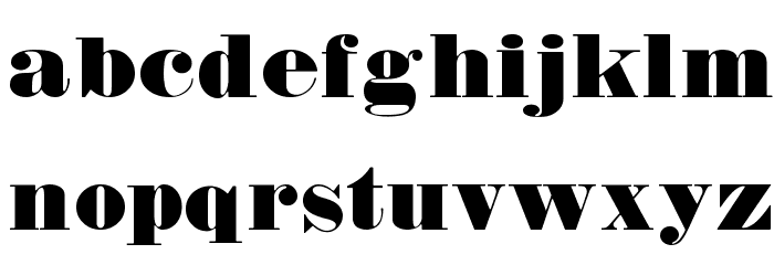 Fette Bauersche Antiqua UNZ Pro Font LOWERCASE