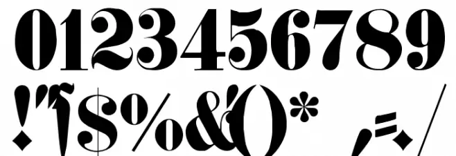 Fette Haenel Fraktur Font OTHER CHARS