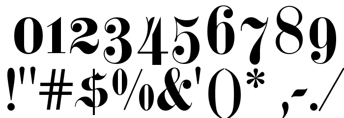 Fette Kanzlei OsF Font OTHER CHARS