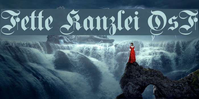 Fette Kanzlei OsF Font examples