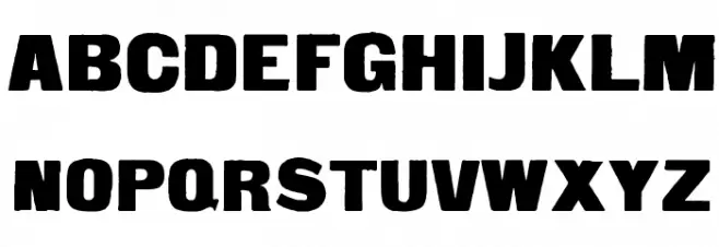 Fette Steinschrift フォント 大文字