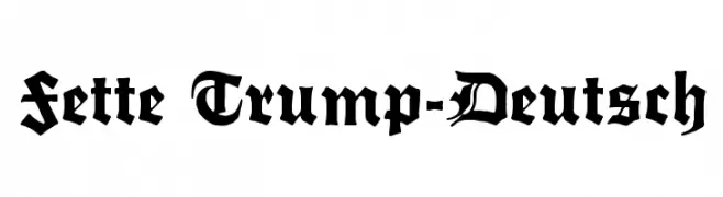 Fette Trump-Deutsch  baixar fontes gratis