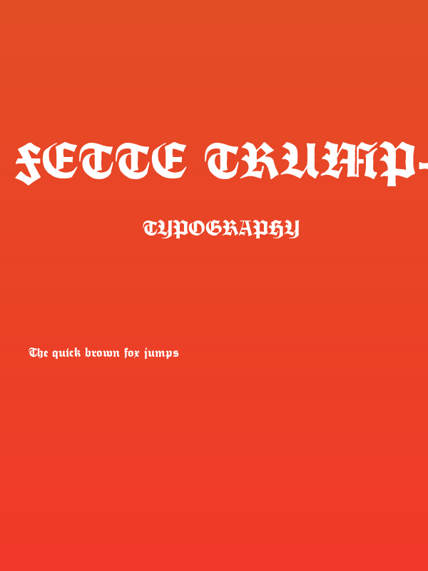 Fette Trump-Deutsch Poster