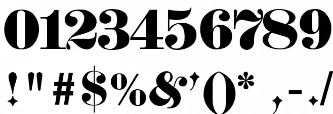 Fette classic UNZ Fraktur Font OTHER CHARS