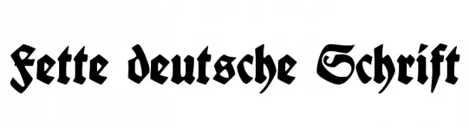 Fette deutsche Schrift  Fuentes Gratis Descargar