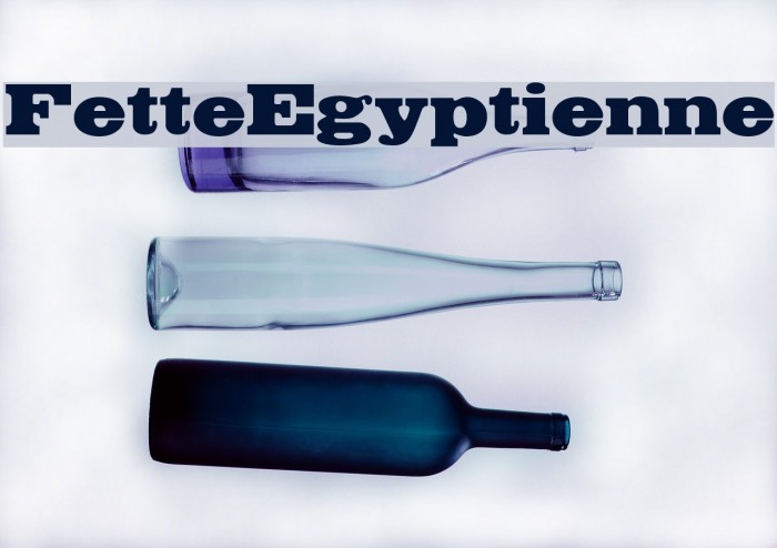 FetteEgyptienne Font examples