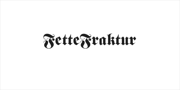 FetteFraktur Logo