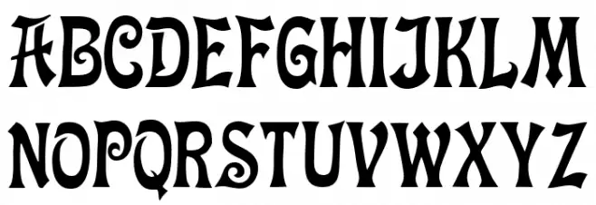 FetteMikado Шрифта ВЕРХНИЙ