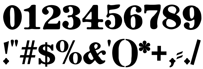 FetteNationalFraktur Font OTHER CHARS