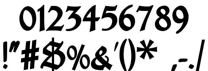 FetteThannhaeuser UNZ1 Font OTHER CHARS